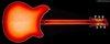 Rickenbacker 360/6 , Fireglo: Full Instrument - Rear