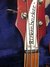 Rickenbacker 4001/4 , Burgundy: Neck - Rear