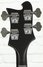 Rickenbacker 4003/4 S, Matte Black: Headstock - Rear