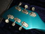 Rickenbacker 355/6 V59, Turquoise: Headstock - Rear