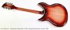 Rickenbacker 381/12 V69, Fireglo: Full Instrument - Rear