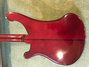 Rickenbacker 4001/4 Mod, Burgundy: Body - Rear
