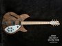 Rickenbacker 330/6 , Natural Walnut: Full Instrument - Front