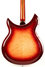 May 1997 Rickenbacker 381/6 V69, Fireglo: Body - Rear