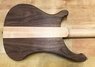 Jan 2019 Rickenbacker 4003/4 S, Natural Walnut: Body - Rear