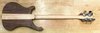 Rickenbacker 4003/4 S, Natural Walnut: Full Instrument - Rear