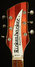 Rickenbacker 6006/6 Banjoline, Fireglo: Headstock