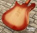 Sep 1985 Rickenbacker 620/12 Mod, Fireglo: Body - Rear