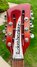 Rickenbacker 620/12 , Fireglo: Headstock