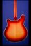 Jan 1966 Rickenbacker 360/12 , Fireglo: Body - Rear