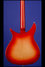 Apr 1967 Rickenbacker 325/6 f hole, Fireglo: Body - Rear