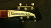 Rickenbacker 370/6 , Jetglo: Headstock