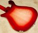 Feb 2006 Rickenbacker 660/6 , Fireglo: Body - Rear