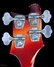 Rickenbacker 4003/4 , Fireglo: Headstock - Rear