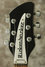 Rickenbacker 330/6 , Jetglo: Headstock