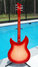 Rickenbacker 330/6 , Fireglo: Full Instrument - Rear