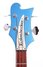 Rickenbacker 4003/4 Refin, Cieloglo: Headstock