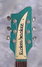 Rickenbacker 600/6 Combo, Turquoise Blue: Headstock