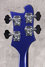 Rickenbacker 4003/4 , Midnightblue: Headstock - Rear