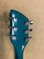 Rickenbacker 330/6 , Turquoise: Headstock - Rear