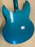 Aug 2000 Rickenbacker 330/6 , Turquoise: Body - Rear