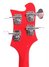 Rickenbacker 4003/4 SPC, Alarm Red: Headstock - Rear