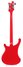 Rickenbacker 4003/4 SPC, Alarm Red: Full Instrument - Rear