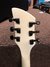 Rickenbacker 330/6 BH BT, White: Headstock - Rear