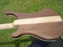 Oct 2018 Rickenbacker 4003/4 , Natural Walnut: Body - Rear