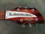 Jul 1999 Rickenbacker 330/6 , Fireglo: Headstock
