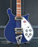 Rickenbacker 620/6 , Midnightblue: Body - Front