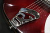 Rickenbacker 370/6 , Burgundy: Close up - Free2