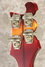 Rickenbacker 4001/4 , Fireglo: Headstock - Rear