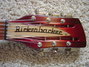 Oct 1993 Rickenbacker 660/12 TP, Fireglo: Headstock