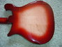 Oct 1993 Rickenbacker 660/12 TP, Fireglo: Body - Rear