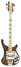 Rickenbacker 4003/4 AC Al Cisneros model, Natural Walnut: Full Instrument - Front
