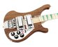 Rickenbacker 4003/4 AC Al Cisneros model, Natural Walnut: Body - Front