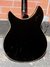 Jun 1991 Rickenbacker 360/6 WB, Jetglo: Body - Rear