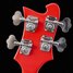 Rickenbacker 4003/4 , Alarm Red: Headstock - Rear