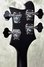 Rickenbacker 4003/4 , Matte Black: Headstock - Rear