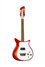 Rickenbacker 1000/6 Mod, Fireglo: Full Instrument - Front