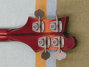Rickenbacker 4001/4 , Fireglo: Headstock - Rear