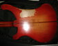 Jan 1974 Rickenbacker 4001/4 Mod, Fireglo: Body - Rear