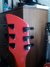 Rickenbacker 620/6 BH BT, Red: Headstock - Rear