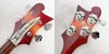 Rickenbacker 4003/4 , Fireglo: Headstock