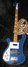Rickenbacker 4001/4 , Azureglo: Body - Front