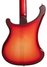 Dec 2013 Rickenbacker 4003/4 , Fireglo: Body - Rear