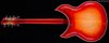 Rickenbacker 381/6 V69, Fireglo: Full Instrument - Rear