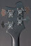 Rickenbacker 4003/4 , Matte Black: Headstock - Rear