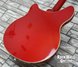 Jun 1986 Rickenbacker 360/12 , Ruby: Body - Rear